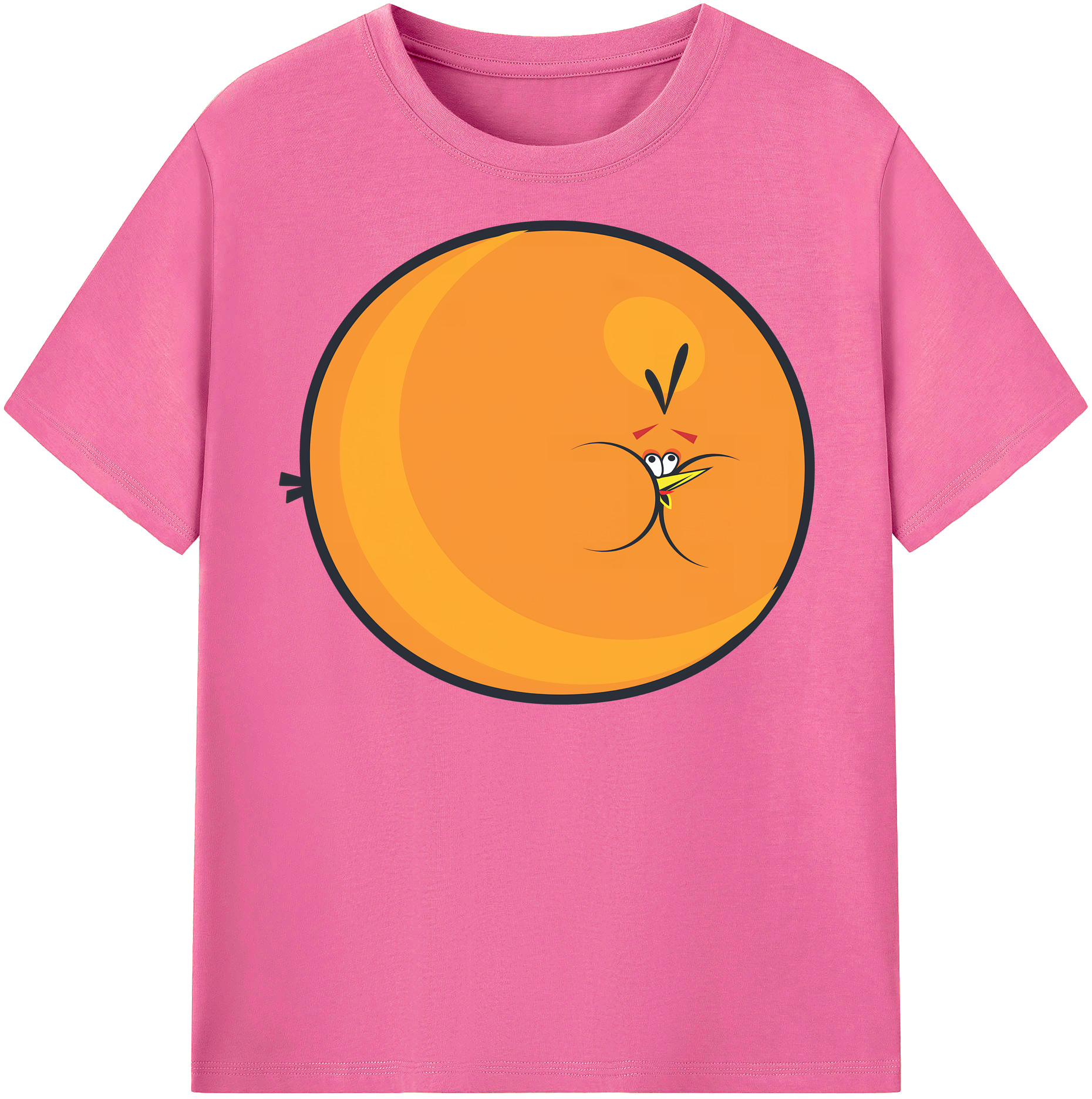 （画像用） Angry Birds アングリーバード レディースカジュアルプリントTシャツ（綿100％）